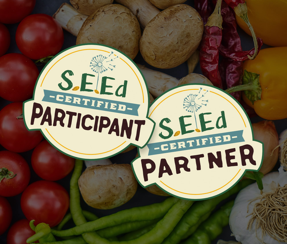 Examples of the SEED Certified Participant and Partner badges